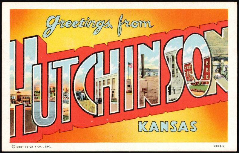 Greetings from Hutchinson Large Letter