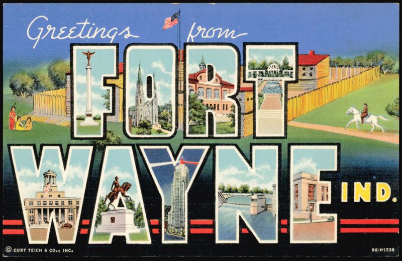 Greetings from Fort Wayne Large Letter