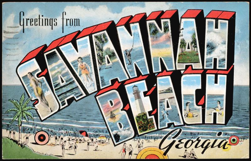 Greetings from Savannah Beach, Georgia