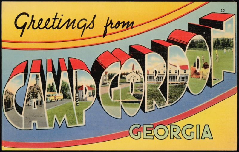 Greetings from Camp Gordon
