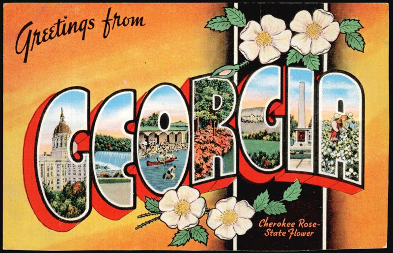 Greetings from Georgia Large Letter