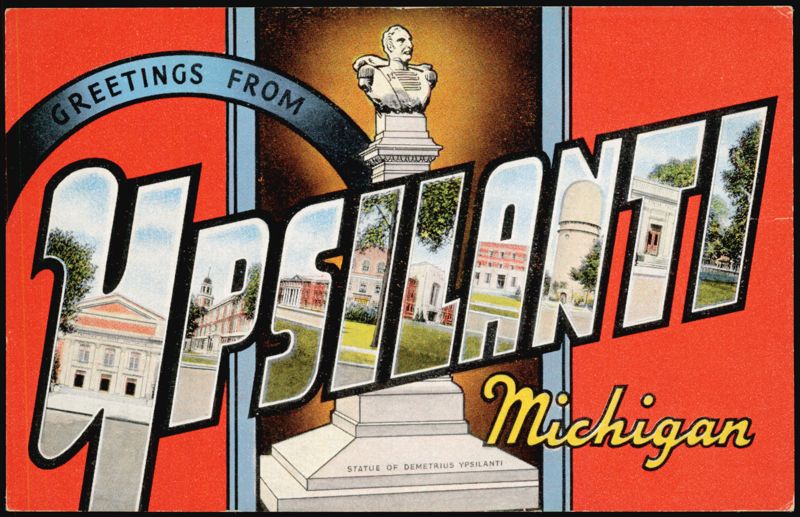 Greetings From Ypsilanti Michigan, Demetrius Ypsilanti Statue