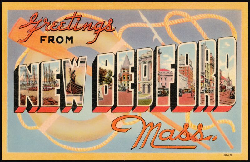 Greetings From New Bedford Large Letter Massachusetts