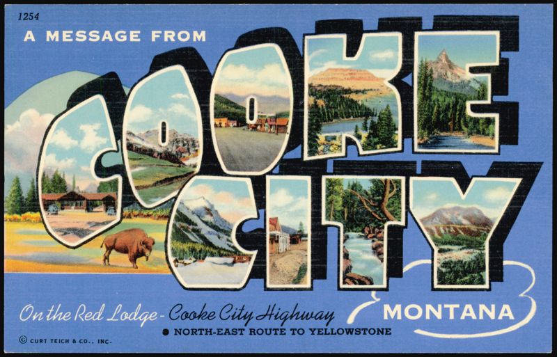 Cooke City, Montana Large Letter Views