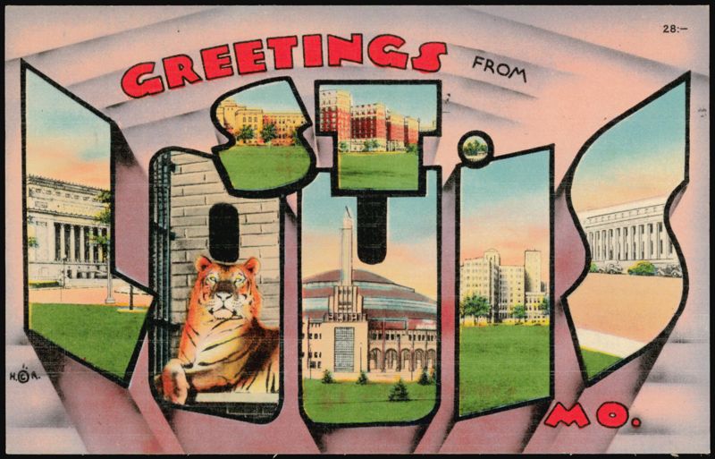 Greetings From MO. St. Louis Scenes Missouri