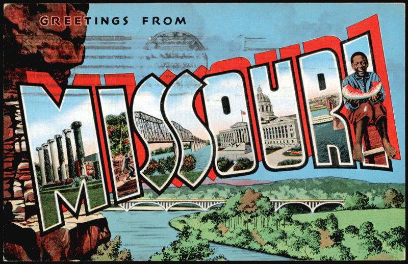 Greetings From Missouri Large Letter