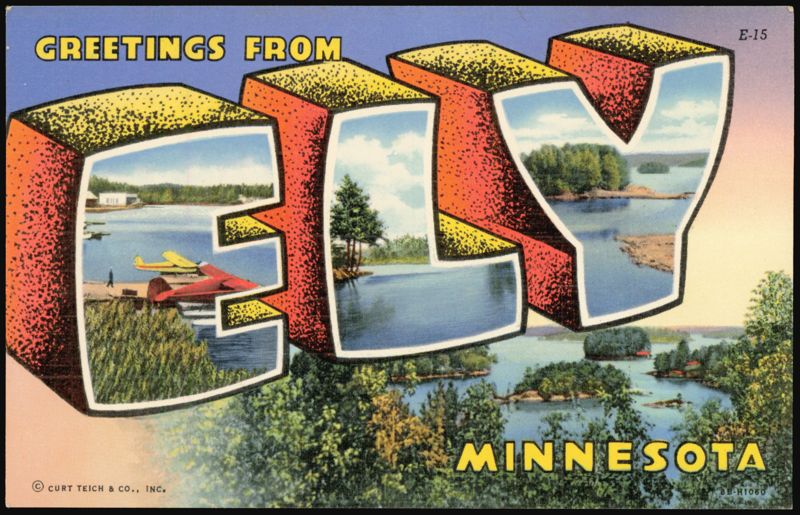 Greetings From Ely Large Letter Minnesota