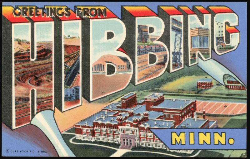 Greetings From Hibbing Large Letter