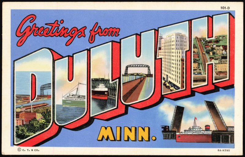 Greetings from Duluth Large Letter