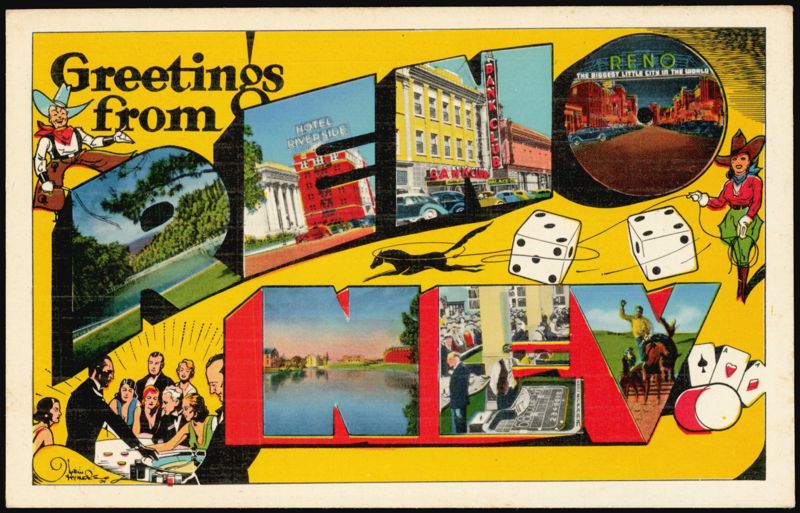 Greetings from Nevada Large Letter