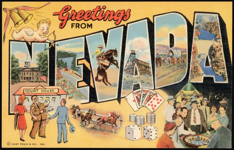 Greetings From Nevada Large Letter