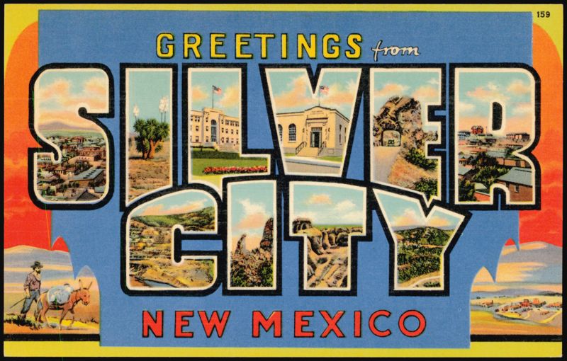Silver City New Mexico Large Letter Scenes