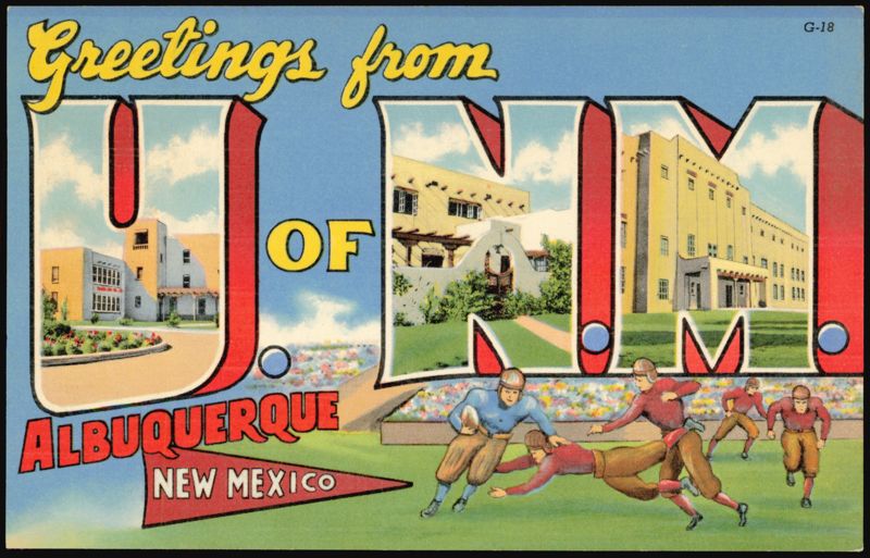 Greetings from U. of M., Football Game