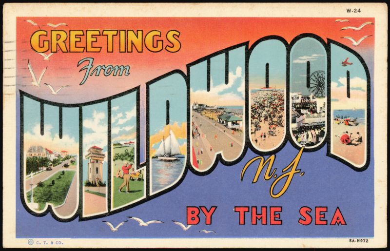 Greetings from Wildwood By The Sea New Jersey