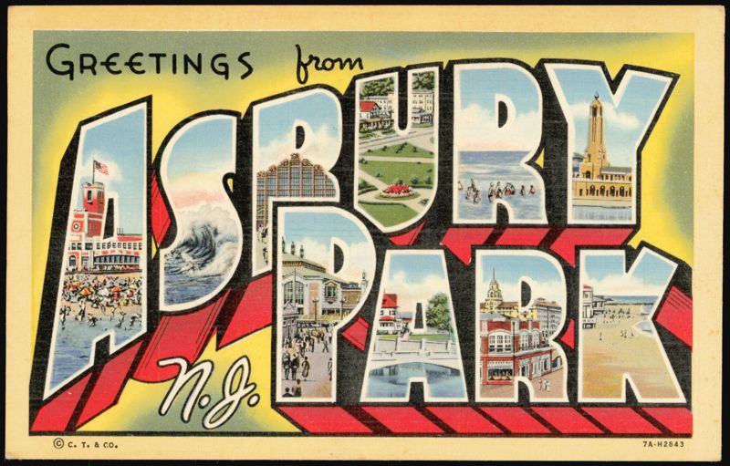 Greetings from Asbury Park, NJ Large Letter New Jersey