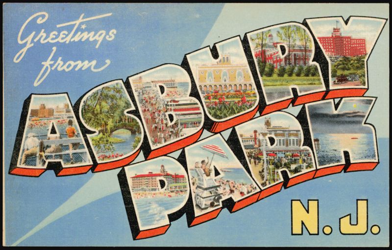 Greetings from Asbury Park Large Letter New Jersey