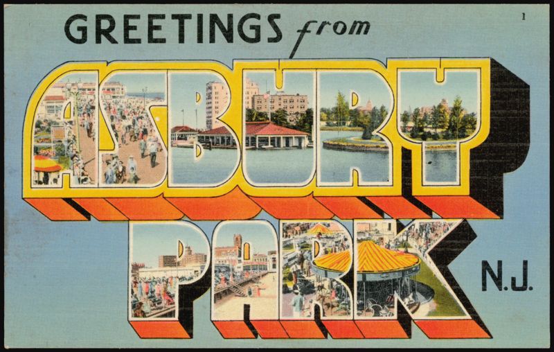 Greetings from Asbury Park Large Letter New Jersey