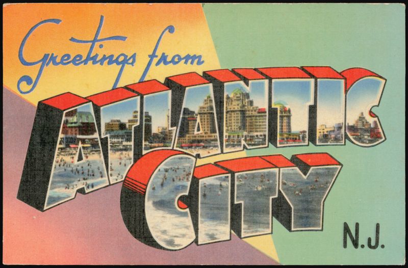 Greetings from Atlantic City Large Letter