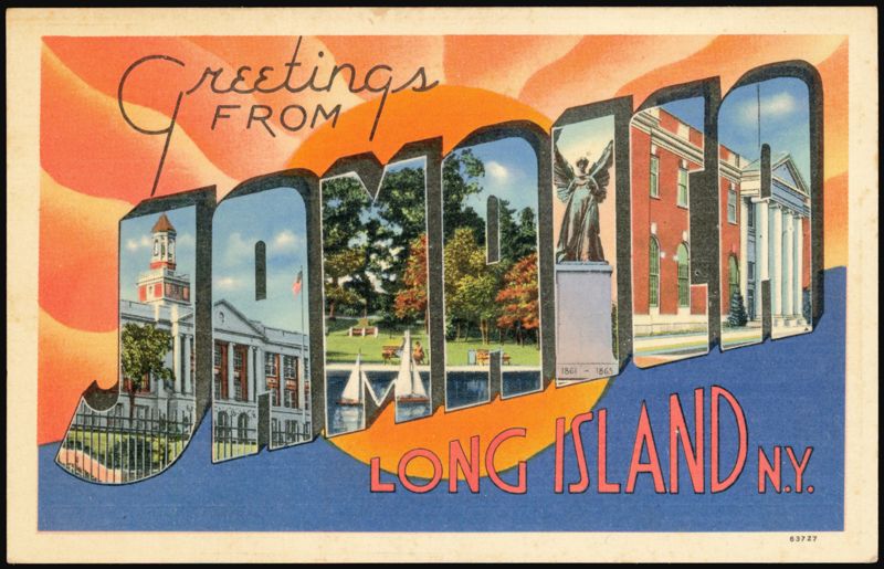 Greetings from Jamaica Long Island Large Letter New York