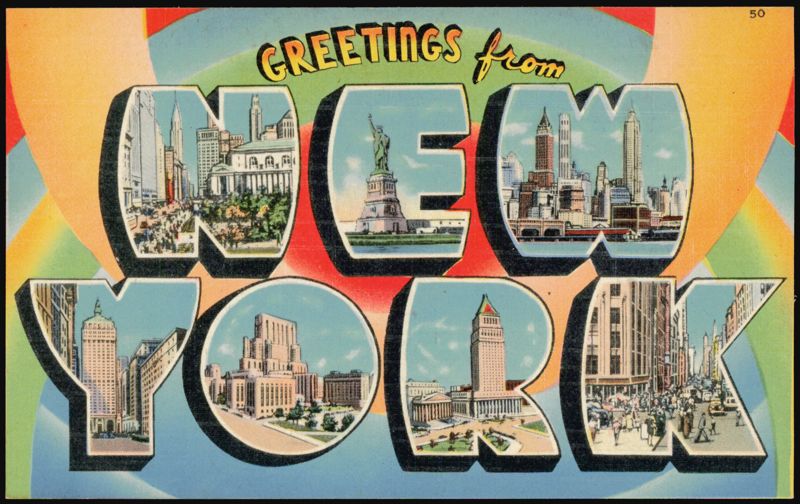 Greetings from New York Large Letter