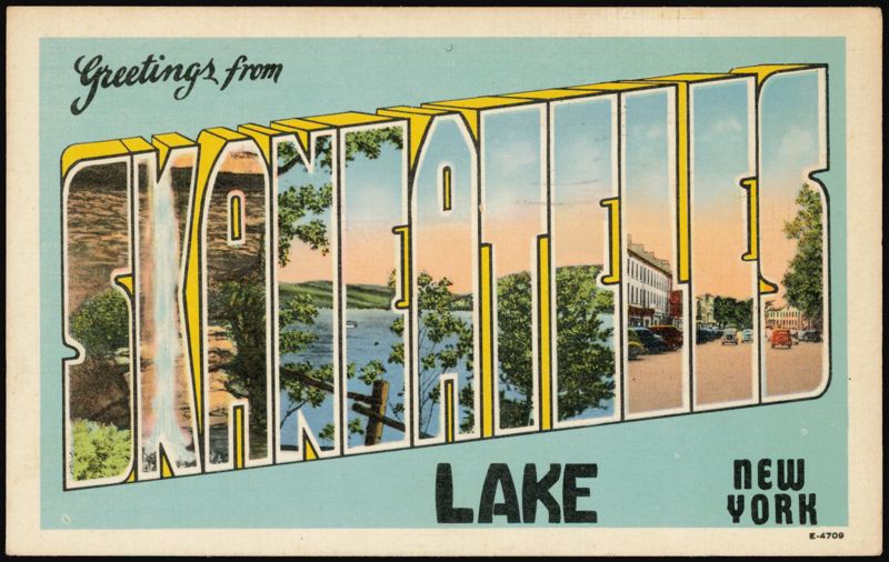 Greetings from Chautauqua Lake Large Letter