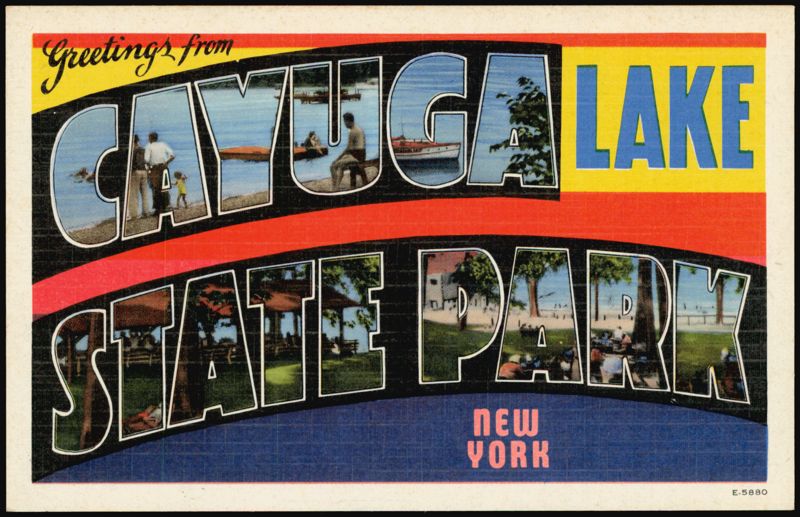 Greetings from Cayuga Lake State Park