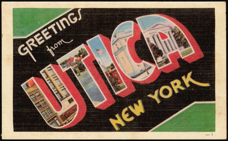 Greetings from Utica New York Large Letter