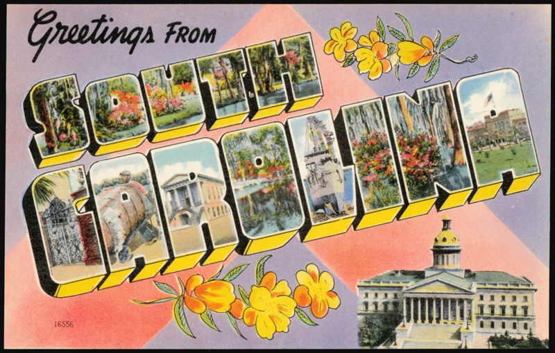 Greetings From North Carolina Large Letter