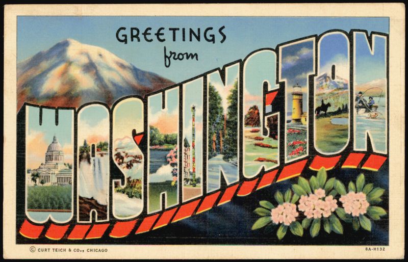 Greetings from Washington Large Letter