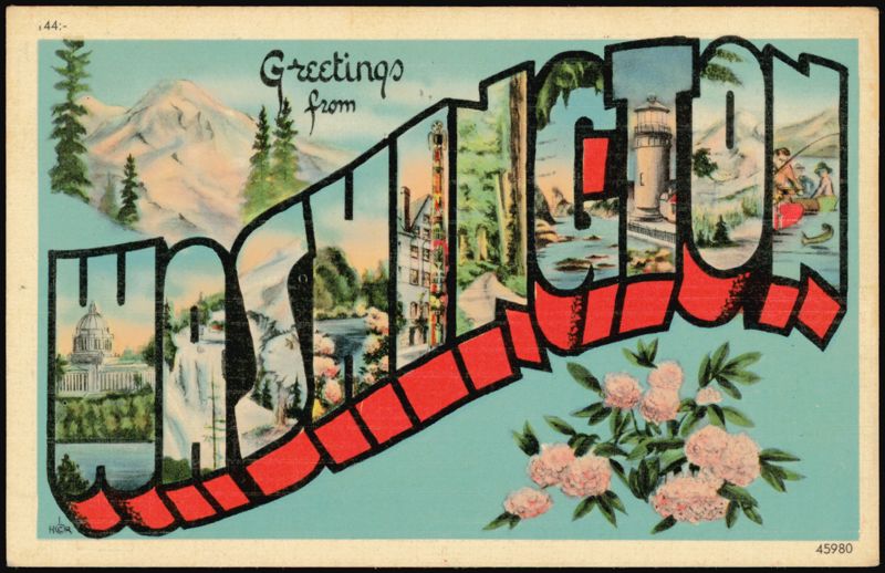 Greetings from Washington Large Letter