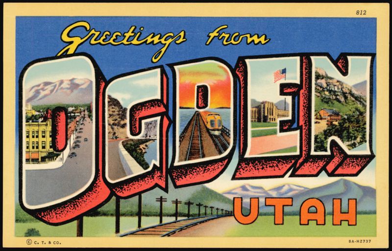 Greetings from Ogden Utah Large Letter