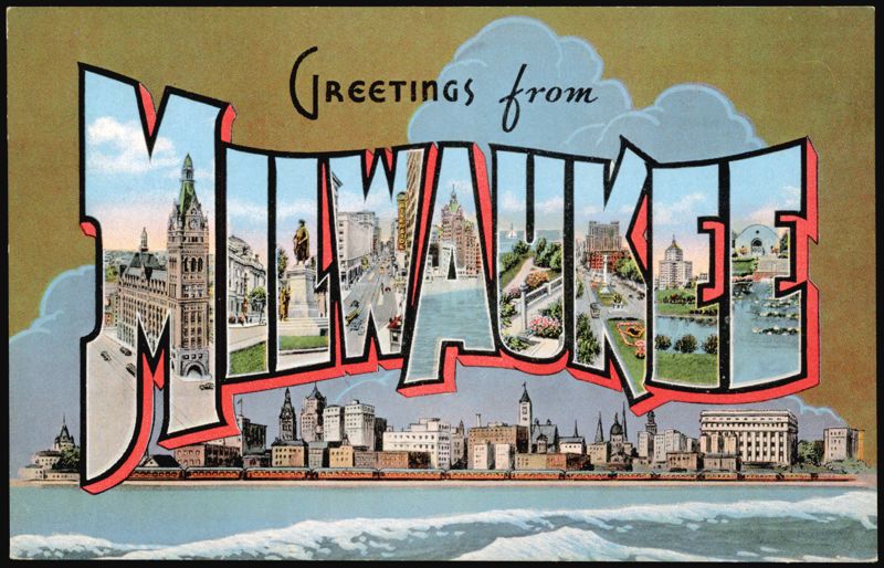 Greetings from Milwaukee Large Letter