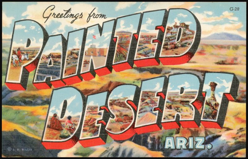 Greetings from Painted Desert