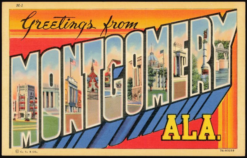 Greetings from Montgomery Large Letter