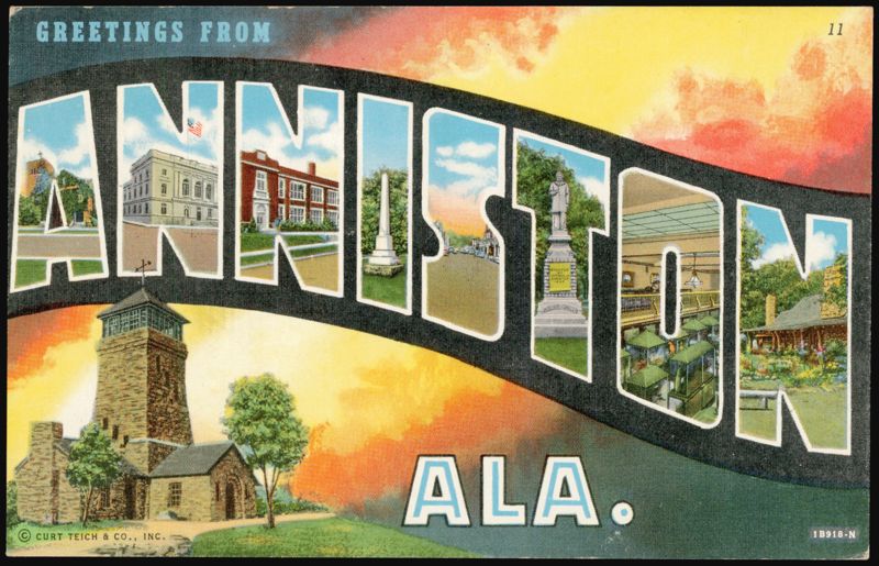 Greetings From Anniston Large Letter Scenes