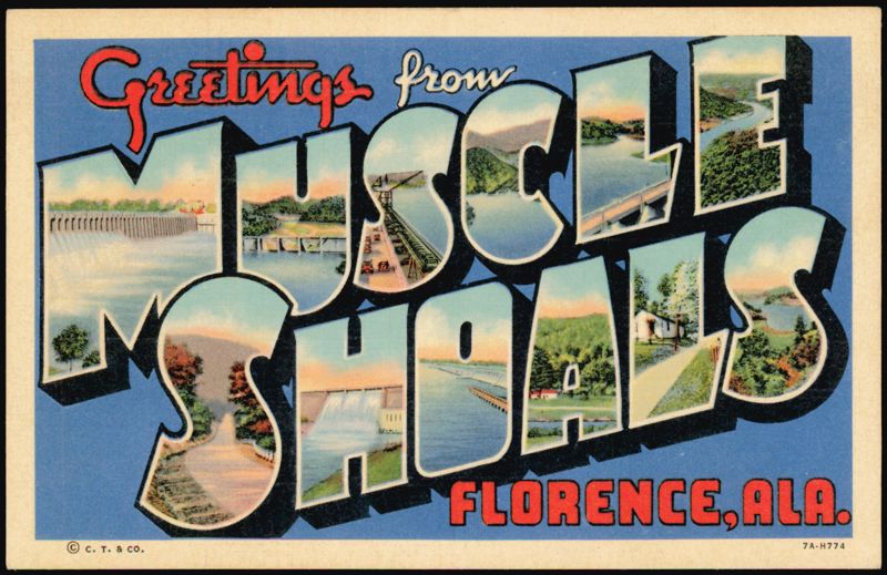 Greetings from Muscle Shoals Large Letter