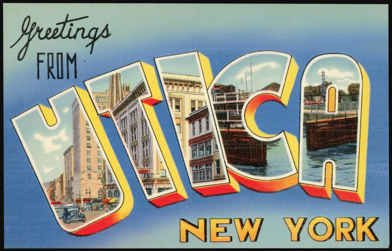 Greetings From Utica Large Letter