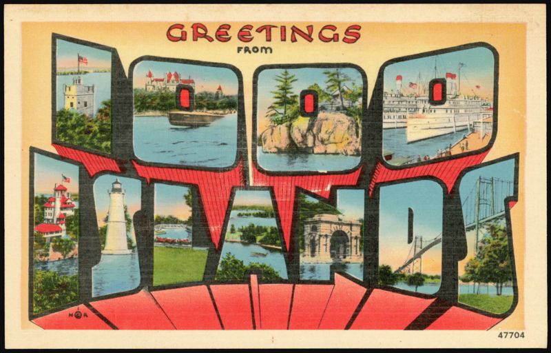 Greetings From Thousand Islands Large Letter