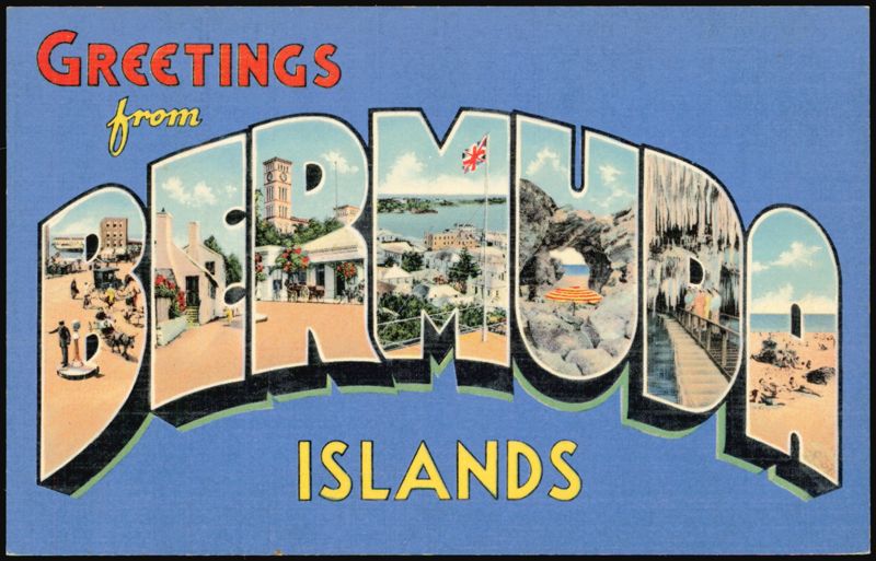 Greetings from Bermuda Islands Large Letter