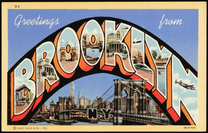 Greetings from Brooklyn Large Letter