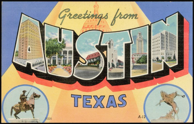 Greetings from Austin Large Letter