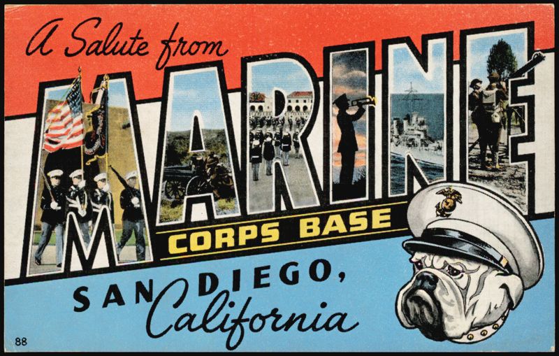 A Salute from Marine Corps Base, San Diego, CA