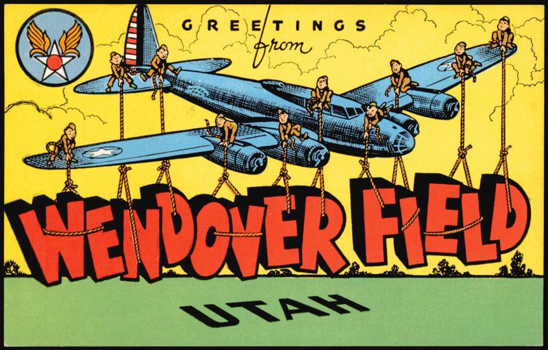 Greetings from Wendover Field, B-17 Bombers