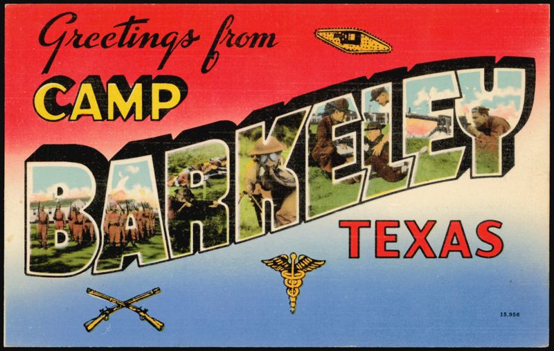 Greetings from Camp Barkley Texas, Military Scenes