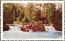 Beautiful Mountain Waterfalls Postcard
