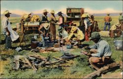 Chuck Time on the Range Postcard