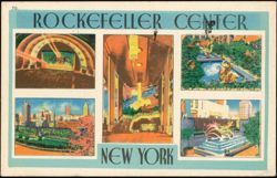 Rockefeller Center Postcard