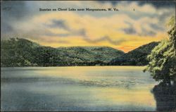 Sunrise on Cheat Lake Postcard