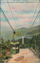 Cannon Mountain Aerial Tramway Postcard