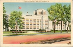 Charlotte High School Postcard